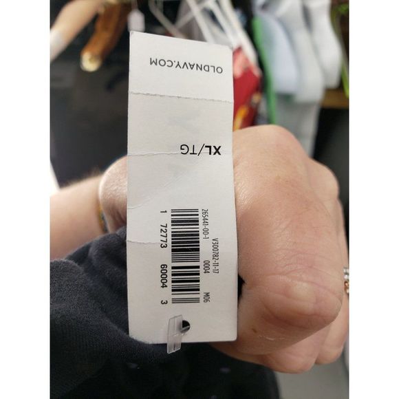 Old Navy Womens Scoop Neck Black light blue dots Maternity Dress Size XL - Picture 4 of 10